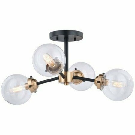 VAXCEL INTERNATIONAL Orbit 20in Semi-Flush Mount C0194